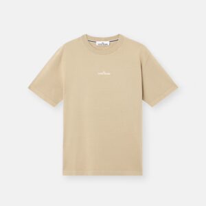 STONE ISLAND – COMBED ORGANIC COTTON JERSEY T-SHIRT ‘INDUSTRIAL’