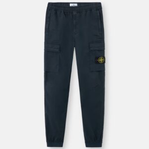 STONE ISLAND – SUPIMA® COTTON TWILL STRETCH-TC CARGO PANTS